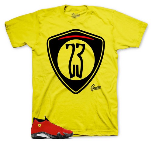 Yellow shirt match retro - shirt, to